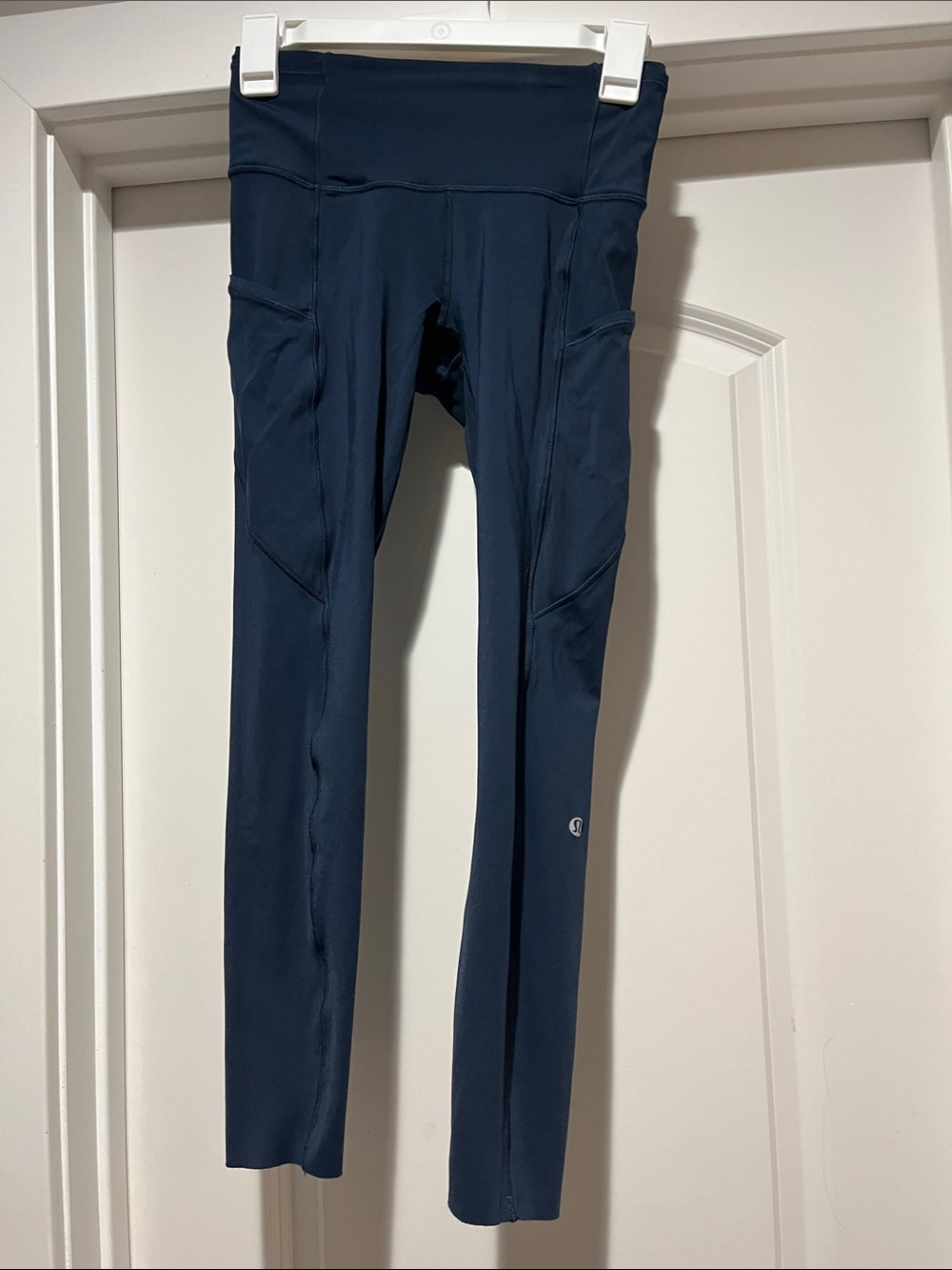 lululemon athletica Navy High-Rise Performance Leggings with Side Panels